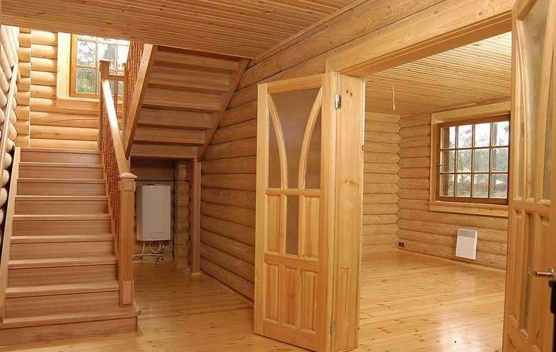Как сделать внутреннюю отделку дома из бруса